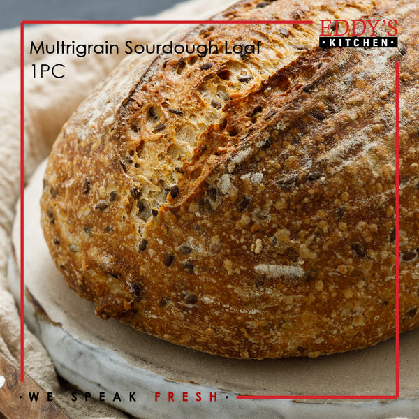 Multi Grains Sourdough Loaf (1pc)  لوف صاوردو بني بالحبوب (MART)
